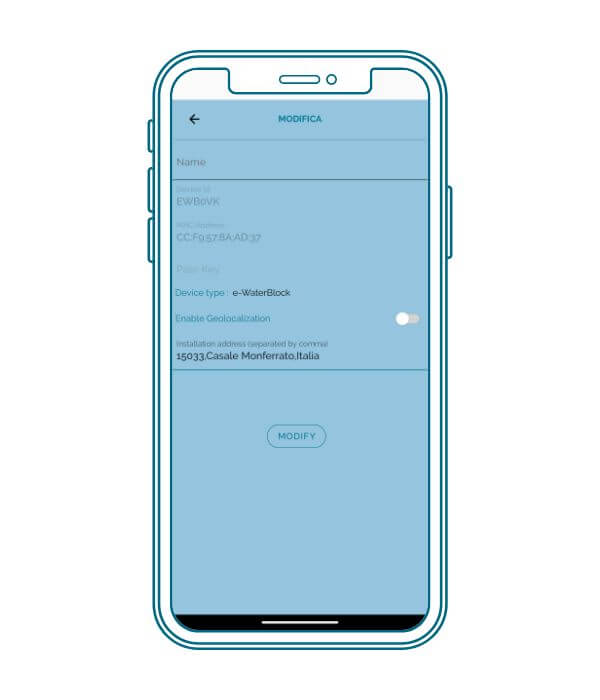ELTEK APP settings – The ability to connect and rename as many devices as needed 