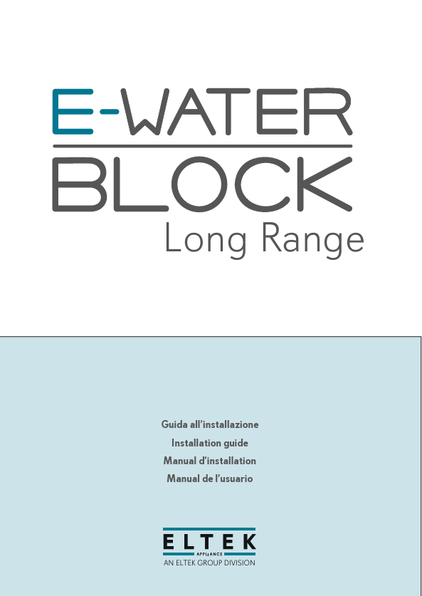 anteprima pdf Installation guide E-WATERBLOCK Long Range